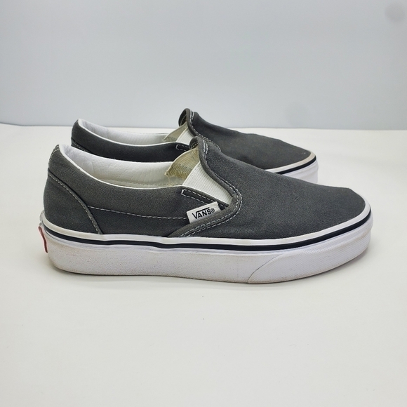 Vans Unisex Classic 721565 Gray Casual Shoes Sneakers Size M 3.5 W 5 - Picture 9 of 11